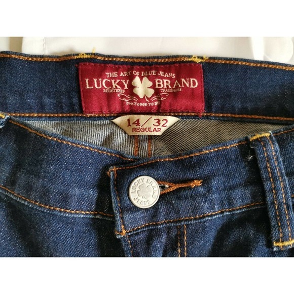 Lucky Brand Sofía‎ bootcut Blue Denim Women's Jeans Size 14 36x32 - Picture 4 of 7
